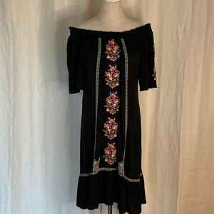 Sundance “Floral Path” Linen Dress